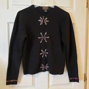 RARE! Vintage Woolrich Cotton Blend Cardigan Sweater